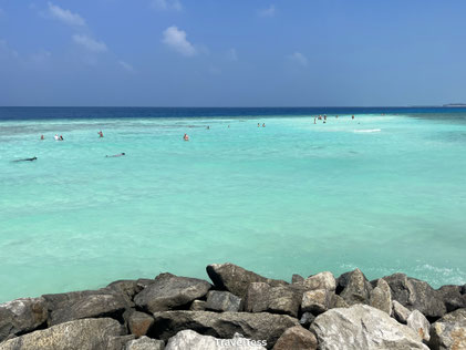 Toeristisch strand Maafushi