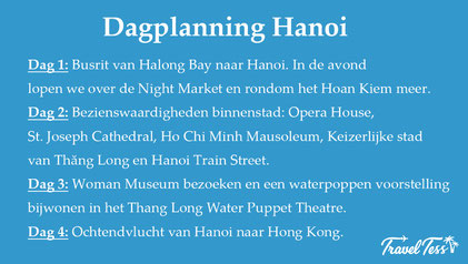 Dagplanning Hanoi