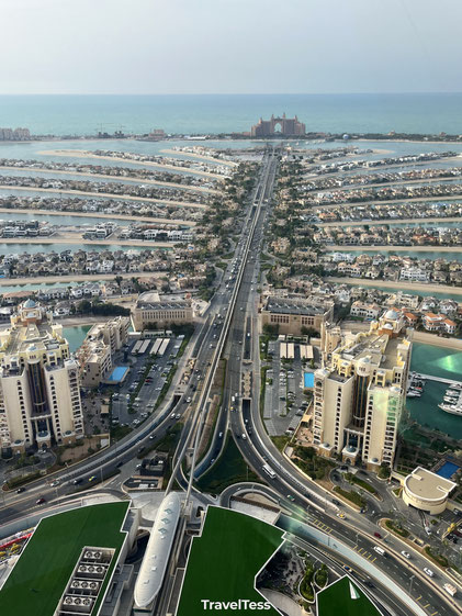 Uitzichtpunt op Palm Jumeirah