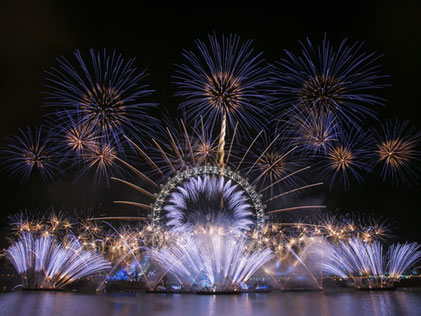 Londen vuurwerkshow