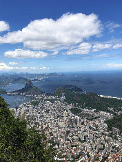 Uitzicht op baai van Rio