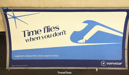 Reclame voor de Eurostar trein