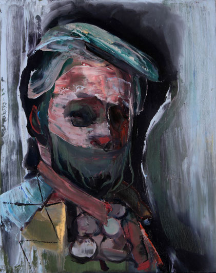 thor, 50 x 40 cm, oil on wood, 2016