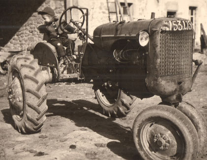 Glénat Cantal tracteur Allis-chalmers-C agriculture plan marshall