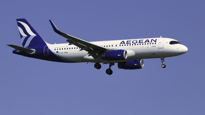 Airbus A320-200"Sharklets" -- SX-DNA -- First Flight: 2015 -- MSN: 6655  Frankfurt Rhein-Main (FRA - EDDF) 2024