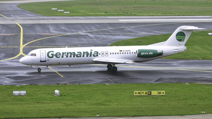 --- Fokker 100 --- D-AGPO --- First Flight: 1991 --- MSN: 11334 --- Dusseldorf Rhein-Ruhr (DUS - EDDL) 2005