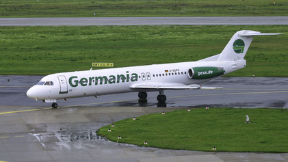 --- Fokker 100 --- D-AGPQ --- First Flight: 1991 --- MSN: 11338 --- Dusseldorf Rhein-Ruhr (DUS - EDDL) 2005
