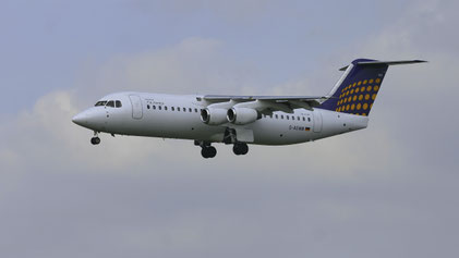 --- BAe 146-300 --- D-AEWM --- First Flight: 1989 --- MSN: 3125 --- "Lufthansa Regional" --- Frankfurt Rhein-Main (FRA - EDDF) 2006