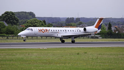 ---- Embraer ERJ-145MP --- F-GUBF --- First Flight: 2002 --- MSN: 669 ---- Brussels National (BRU - EBBR) 2017