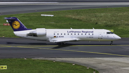 -- Bombardier CRJ-200LR --- D-ACHA  --- First Flight: 2000 -- MSN: 7378 -- Dusseldorf Rhein-Ruhr (DUS - EDDL) 2006