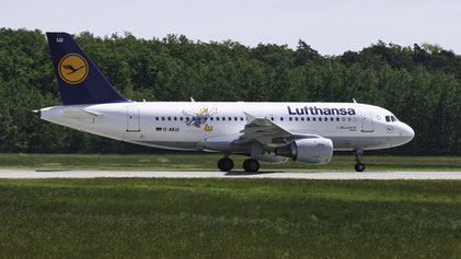 --- Airbus A319-100 --- D-AILU (*1) --- First Flight: 1997 --- MSN: 744 --- Frankfurt Rhein-Main (FRA - EDDF) 2005