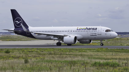 --- Airbus A320-200N --- D-AINY --- First Flight: 2020 --- MSN: 8708 --- "Lovehansa" --- Frankfurt Rhein-Main (FRA - EDDF) 2023