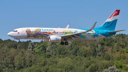 - Boeing 737-800"Split Scimitar Winglets" -- LX-LGV -- First Flight: 2014 - MSN: 41190 -- "60 Years" -- Luxembourg Findel (LUX - ELLX) 2024