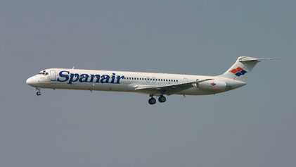 McDonnell Douglas MD-87 --- EC-HHP --- First Flight: 1987 --- MSN: 49501 Frankfurt Rhein-Main (FRA - EDDF) 2007
