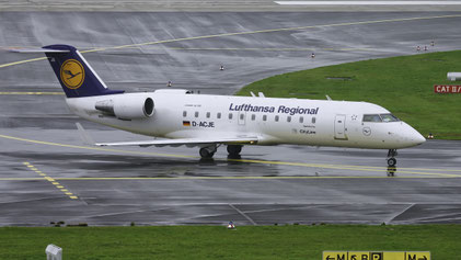 -- Bombardier CRJ-200LR --- D-ACJE --- First Flight: 1997 -- MSN: 7165 -- Dusseldorf Rhein-Ruhr (DUS - EDDL) 2005