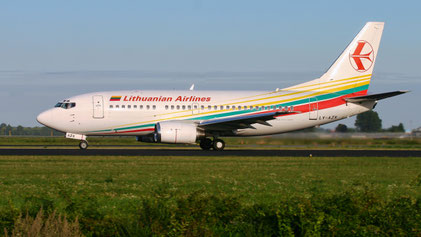 --- Boeing 737-500 --- LY-AZX --- First Flight: 1997 --- MSN: 28052 --- Amsterdam Schiphol (AMS - EHAM) 2005