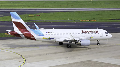 Airbus A320-200"Sharklets -- D-AEWG -- First Flight: 2016 -- MSN: 7121 "Göteborg" -- Dusseldorf Rhein-Ruhr (DUS - EDDL) 2017