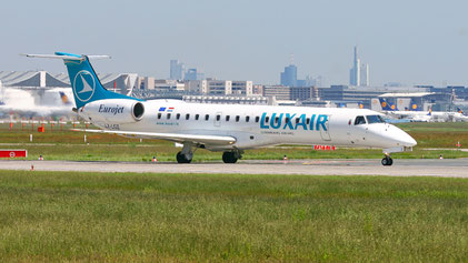 ---- Embraer ERJ-145LU --- LX-LGZ --- First Flight: 2000 --- MSN: 258 ---- Frankfurt Rhein-Main (FRA - EDDF) 2005