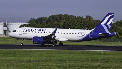 --- Airbus A320-200N --- SX-NEC --- First Flight: 2020 --- MSN: 9583 --- Brussels National (BRU - EBBR) 2023