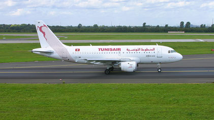 ---- Airbus A319-100 --- TS-IMK --- First Flight: 1998 --- MSN: 880 ---- Dusseldorf Rhein-Ruhr (DUS - EDDL) 2004
