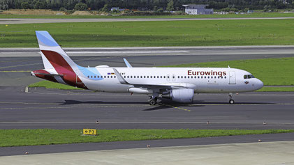 Airbus A320-200"Sharklets -- D-AEWT -- First Flight: 2017 -- MSN: 7534  Dusseldorf Rhein-Ruhr (DUS - EDDL) 2017