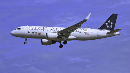- Airbus A320-200"Sharklets" - OO-SNQ - First Flight: 2013 - MSN: 5658  "Star Alliance" - Brussels National (BRU - EBBR) 2023