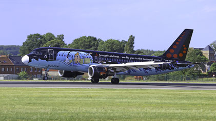Airbus A320 OO-SNB 2001 1493 BRU EBBR 2017