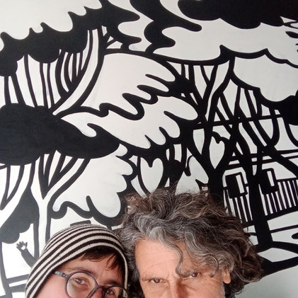 Junto a Ignacio Iraola.