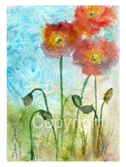 christliche Karten Mohn