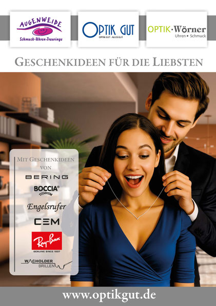 Titelbild Prospekt Geschenkideen