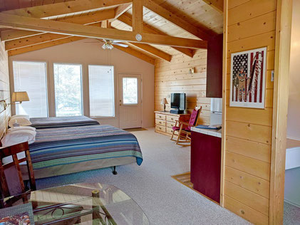 Room view of Pine Shadows Cabin 