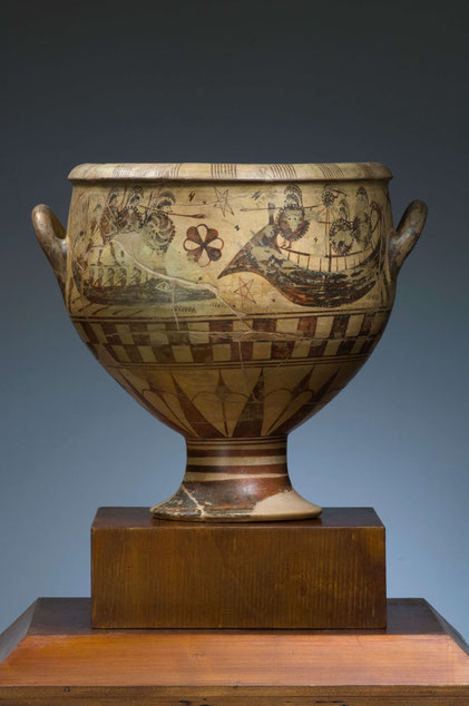 Krater des Aristonothos mit der Darstellung einer Seeschlacht