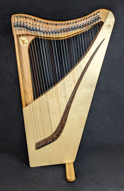 Double strung Harp 2x30 strings Electric Harp and Travel Harp