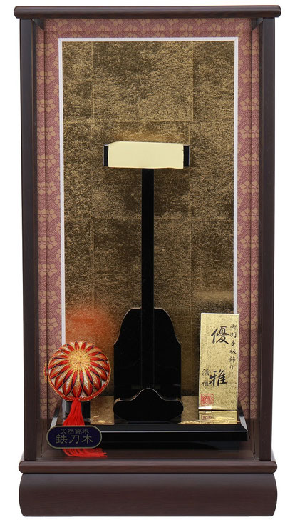 羽子板　六角ガラスケース８号・サイズ間口約３０×奥行約２１×高さ約４０㎝ 羽子板 六角ガラスケース8号・サイズ間口約30×奥行約21×高