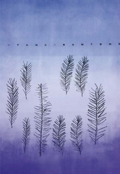 Zeitwald, 2021. 50 x 70 cm. Tusche on Handmade paper