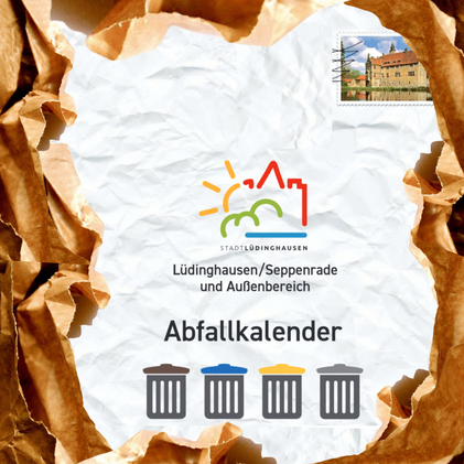 Abfallkalendeer auf Öko-Papier