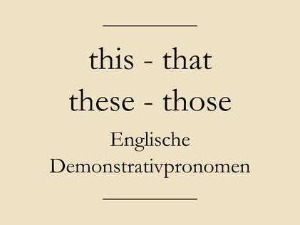 this oder that, these oder those