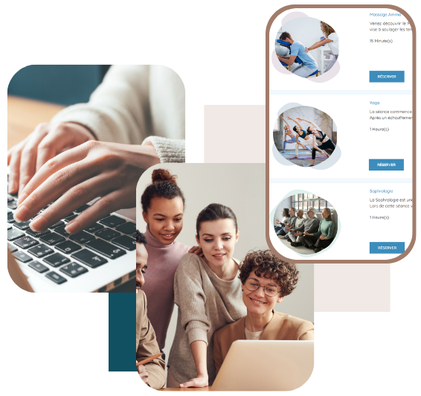 Plateforme de réservation d'activités bien-être en entreprise La Pause Santé