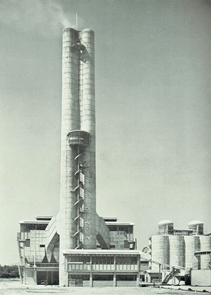 秩父セメント第2工場 『国際建築』1956年9月より
