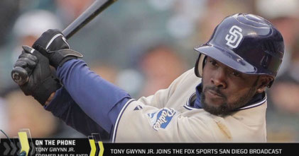 Nella foto il figlio Tony Gwynn Jr.