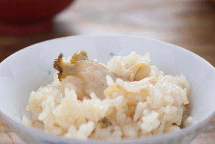 天然あわび炊き込みご飯