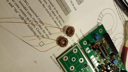 Winding the digital SWR meter coils 