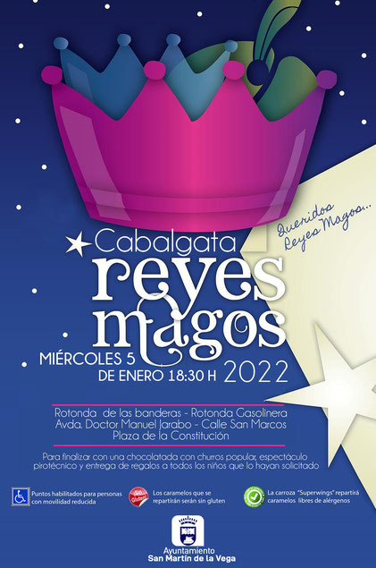 Fiestas en San Martin de la Vega Cabalgata de Reyes