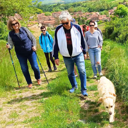 oeno-balade dog-friendly dans les vignes du Domaine Sauvat à Boudes