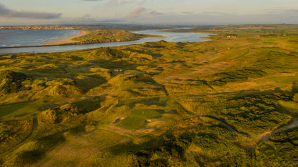 Castlerock GC Mussenden Golf Course im Abendlicht ©tourismnorthernireland