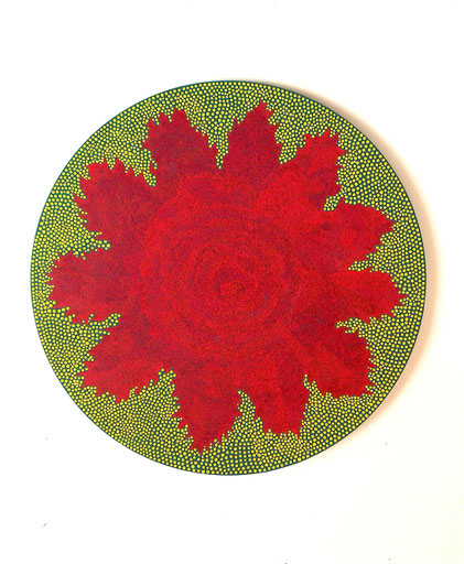 Simina Badea, radiance, 2026, Acryl auf Leinwand, 80cm