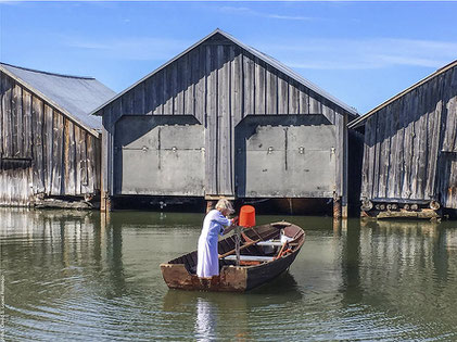 Fill the Boat, 2018,  at the event NIAN  - Nordic Islands Art Action in Eckerö, Åland, Finland