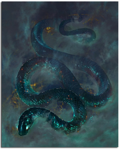  Starry Serpent by TamberElla