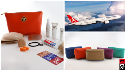 Versace y Mandarina Duck son las marcas elegidas por Turkish Airlines para sus nuevos kits de viaje