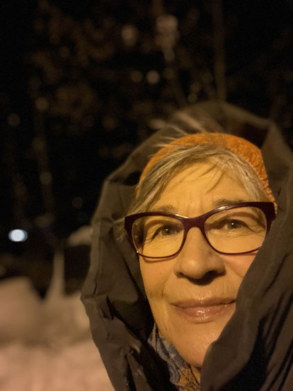 Neulich nachts im Schnee